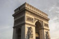 Arch of Triumph, Paris, France. Royalty Free Stock Photo