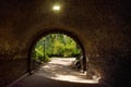 Arch and tunnel in Central Park, New York City Royalty Free Stock Photo