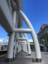 Arch Steal Tunnel Structure Royalty Free Stock Photo