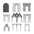 Arch vector construction illustration