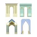 Arch vector construction illustration