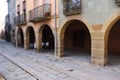 arch in the village of Calaf, Anoi, Barcelona province, Catalonia, Spain