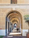 Arch walk way in Marseille, France Royalty Free Stock Photo