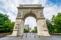 The arch at Washington Square Park, Greenwich Village, Manhattan, New York