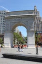 Arch in Washington Square Park - New York City Royalty Free Stock Photo