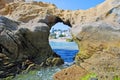 The Arch at Woods Cove, Laguna Beach,California. Royalty Free Stock Photo