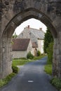 Arch in Yevre-le-chatel Royalty Free Stock Photo