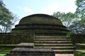 Archaelogical remains of the Polonnaruwa ancient city Royalty Free Stock Photo