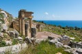 Archaeological area of Solunto,near Palermo, in Sicily