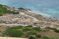The archaeological area of Tharros in Sardinia Italy