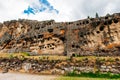 Archaeological center of the Ventanillas de Otuzco in Cajamarca-PERU Royalty Free Stock Photo