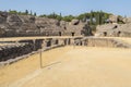 Archaeological complex, Roman ruins of ItÃÂ¡lica Santiponce, Seville Royalty Free Stock Photo