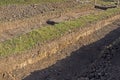 Archaeological digging site on Lacul Morii