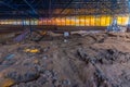 Archaeological excavation at Cueva Pintada museum at Galdar, Gran Canaria, Canary Islands, Spain