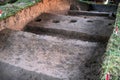 A panoramic view of the excavations at Plisneska in the Lviv region