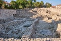 Archaeological excavation site of the ancient prehistoric bronze age town Liman Tepe or Limantepe in Urla, Izmir, Turkey