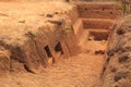 Archaeological excavation site