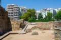 Archaeological excavations of palace of Roman Emperor Galerius Royalty Free Stock Photo