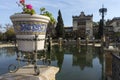 Interior of the MarÃÂ­a Luisa park in the city of Seville Royalty Free Stock Photo