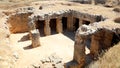 Archaeological museum in Paphos on Cyprus. Royalty Free Stock Photo