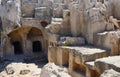 Archaeological park Tombs of Kings,ancient graves catacombs,Cyprus