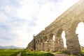 Archaeological remains inside the Aqueducts Park in Rome Royalty Free Stock Photo