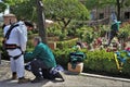 Archaeological research in the Alhambra in Granada Royalty Free Stock Photo