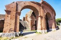 Archaeological Roman site in Ostia Antica - Rome - Italy Royalty Free Stock Photo