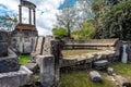 Archaeological ruin of ancient Roman city, Pompeii, Campania region, Italy Royalty Free Stock Photo