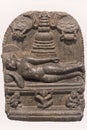 Archaeological sculpture of Mahaparinirvana from Indian mythology Royalty Free Stock Photo