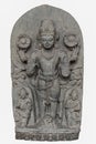 Archaeological sculpture of Surya from tenth century, Basalt, Bihar