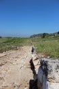 Archaeological site of the ancient city of Norba Latina Royalty Free Stock Photo