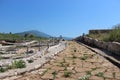 Archaeological site of the ancient city of Norba Latina Royalty Free Stock Photo