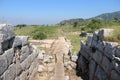 Archaeological site of the ancient city of Norba Latina Royalty Free Stock Photo