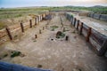 Archaeological site of the ancient fortified settlement of the Bronze Age Arkaim