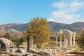 Archaeological site of Helenistic city of Aphrodisias in western Anatolia, Turkey. Royalty Free Stock Photo