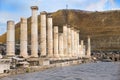 Archaeological site, Beit Shean, Israel Royalty Free Stock Photo