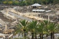 Archaeological site, Beit Shean, Israel Royalty Free Stock Photo