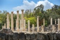 Archaeological site, Beit Shean, Israel Royalty Free Stock Photo