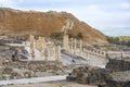 Archaeological site, Beit Shean, Israel Royalty Free Stock Photo