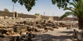 Archaeological site Capernaum, Sea of Galilee in Israel Royalty Free Stock Photo