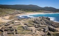 Archaeological site of Castro de Barona in Galicia