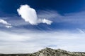 Strange cloud over a Celtic castro