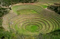 Archaeological site of Moray, The Incan terraces in the Sacred Valley, Cusco Region, Peru