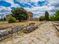 Archaeological site of Paestum, Italy Royalty Free Stock Photo