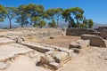 Palace of Phaistos. Crete, Greece Royalty Free Stock Photo