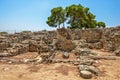 Archaeological site of Phaistos on Crete, Greece Royalty Free Stock Photo