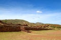 The Archaeological Site of Piquillacta, an Amazing Pre-Inca Ancient Ruins in the South Valley of Cusco Region, Peru Royalty Free Stock Photo