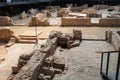 Archaeological Site with remains of Houses destroyed after the end of the Spanish War of Succession in 1714 in Mercat del Born,