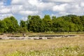 Roman ruins at Saint Bertrand de Comminges, Pyrenees, France Royalty Free Stock Photo